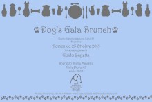 invito dog's gala brunch - hotel diana - 25 ottobre